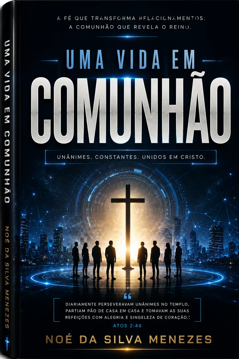 Capa do livro Uma Vida em Comunhão, de Noé da Silva Menezes.